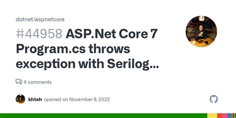 Asp Net Core Program Cs Throws Exception With Serilog Log Path Hot Sex Picture