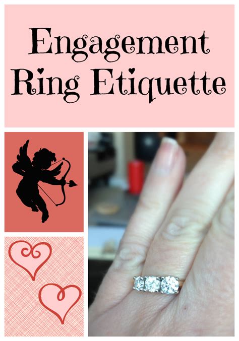 Wedding Engagement Ring Etiquette What Am I Supposed To Do Here