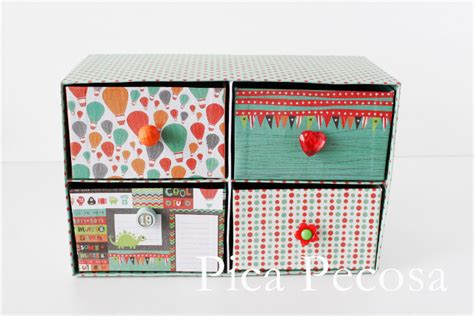 Ver más ideas sobre cajas decoradas, cajas, cajas decoradas de carton. Haz una cajonera de sobremesa DIY con 3 cajas de zapatos recicladas | Pica Pecosa