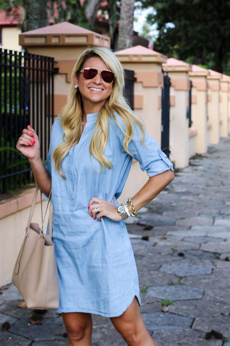 outfit fall chambray shop dandy a florida based style and beauty blog by danielle