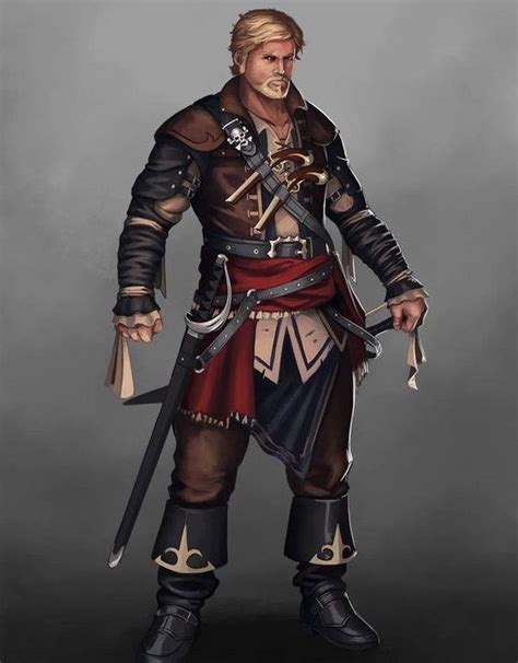Pin By Razir 6112 On Male Human Pirates Swashbucklers In 2023 Character Portraits Dungeons