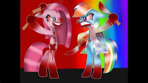 Pinkamena Diane Pie And Rainbow Factory Dash