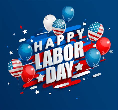 Happy Labor Day Holiday Banner 332058 Vector Art At Vecteezy
