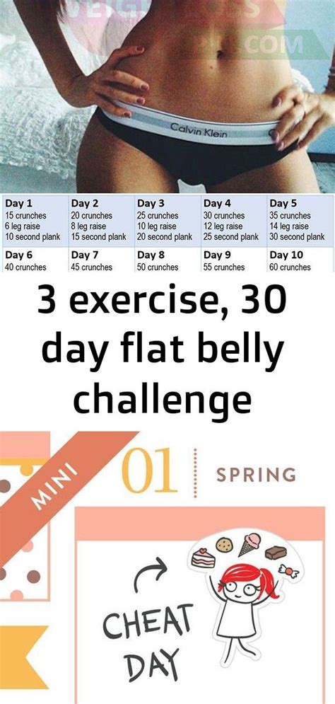 11 min belly workout to get a flat stomach in 30 days. 3 exercise, 30 day flat belly challenge | Flat belly ...