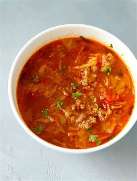 Keto Cabbage Soup Recipe Cooking Lsl