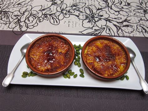 CREME BRÛLEE A LA PISTACHE