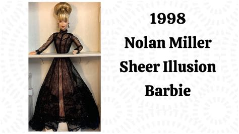 1998 Nolan Miller Sheer Illusion Barbie Youtube