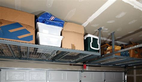These seven diy garage storage solutions could be just what you need to make your garage work smarter, no matter how if floor space in your garage is at a premium, overhead storage may be just the ticket! Best Overhead Garage Storage Rack Ideas | Garage storage ...