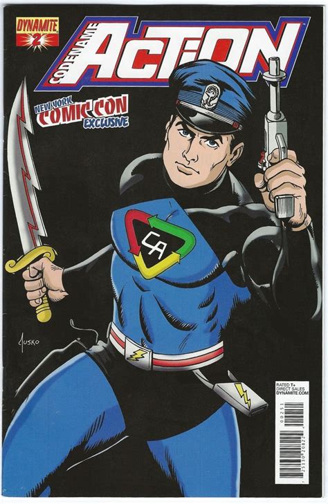 Codename Captain Action 2 F Vf Dynamite Comics Nycc Exclusive 2013