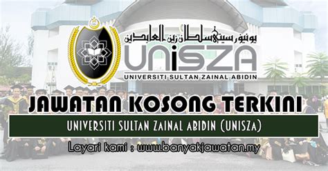 Permohonan jawatan yang telah dipohon pada februari 2020 adalah terbatal kerana tempoh pkp. Jawatan Kosong di Universiti Sultan Zainal Abidin (UniSZA ...