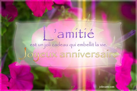 Voeux D Anniversaire Pour Une Amie