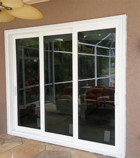 This window is available in vinyl only. Pgt Winguard Vinyl Sliding Glass Doors - Glass Door Ideas