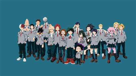 ① pick any animated wallpaper from our website. My Hero Academia Characters Wallpapers - Wallpaper Cave