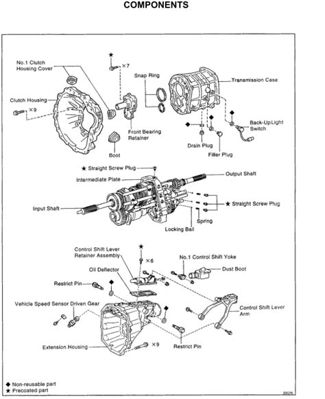 Diagram 2003 Toyota Ta Manual Transmission Parts Diagram Mydiagram