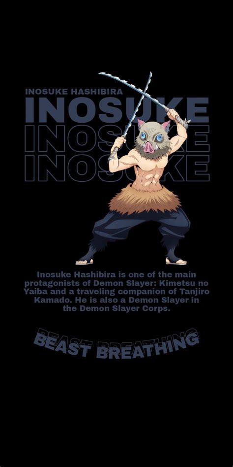 Inosuke Hashibira Aesthetic Wallpaper In 2021 Anime Fight Anime