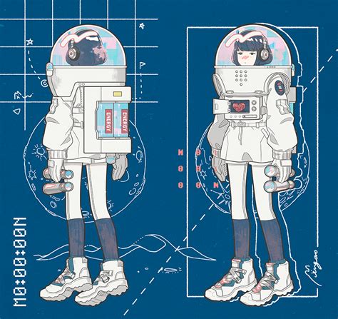 Spacesuit With Images Character Illustration Cute Art Astronaut