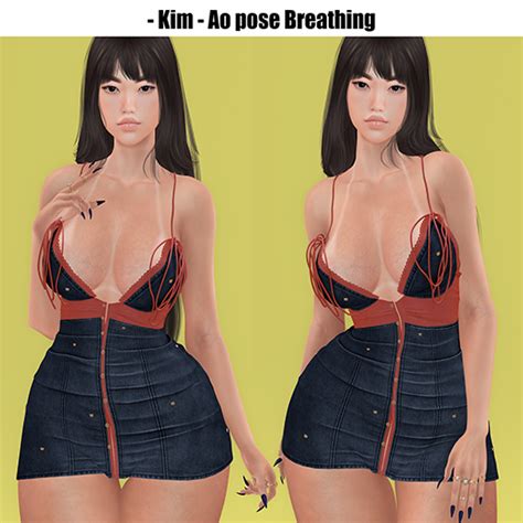 Second Life Marketplace Kim Ao Bento Pose Breathing