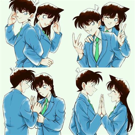 Shinichi And Ran Anime Hình ảnh Đang Yêu