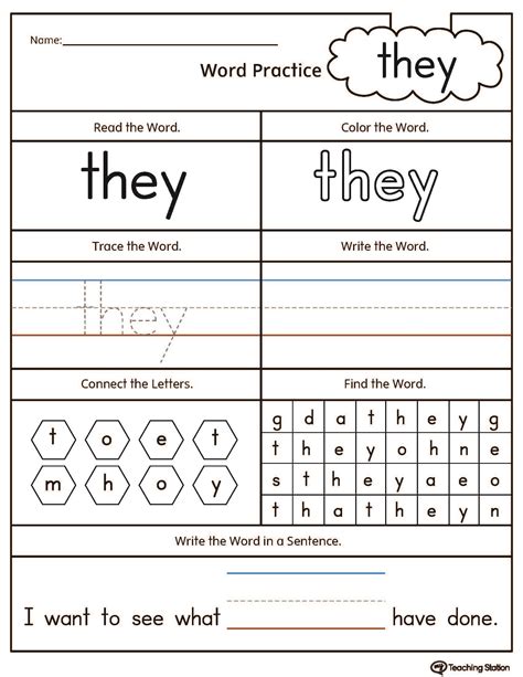 Free Printable Sight Word Activities For Kindergarten Loungemaz