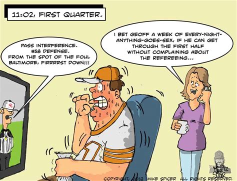 Mike Spicer Cartoonist Caricaturist The Return Of The Nfl Officials