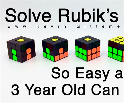 How To Solve A Rubiks Cube Easy 3 Steps Instructables