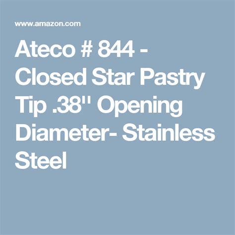 To pipe rosettes use ateco tip 844 (wilton 2d). Ateco # 844 - Closed Star Pastry Tip .38'' Opening ...