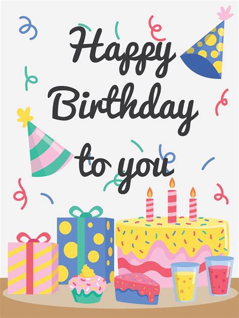 Its Party Time Happy Birthday Card Birthday And Greeting Cards By