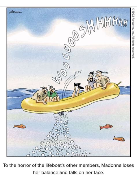 Far Side Cartoons Comedy Cartoon Gary Larson Lifeboats Picture