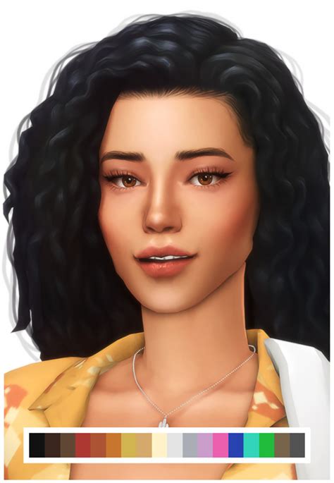 Sims 4 Short Curly Hair Cc