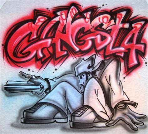 Graffiti Drawings Of Gangster Cartoon Characters