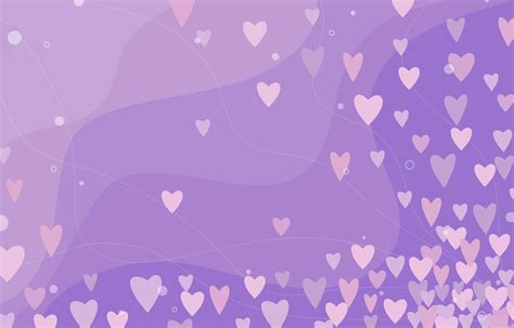 Lovely Purple Pastel Heart Background 2894904 Vector Art At Vecteezy