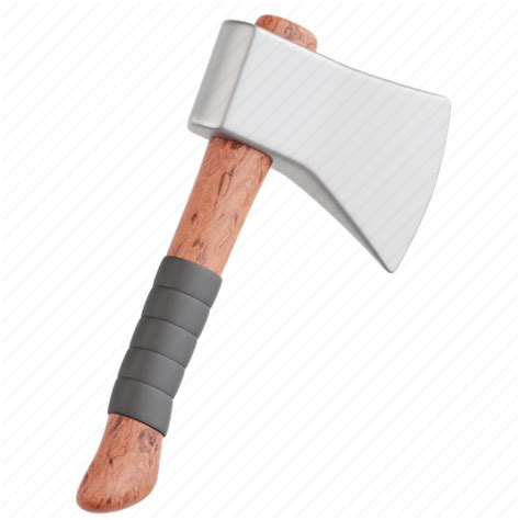 Axe Tool Chop Wood Ax Construction Cut 3d Illustration Download