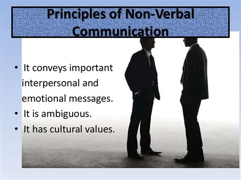 Effective Non Verbal Communication Development