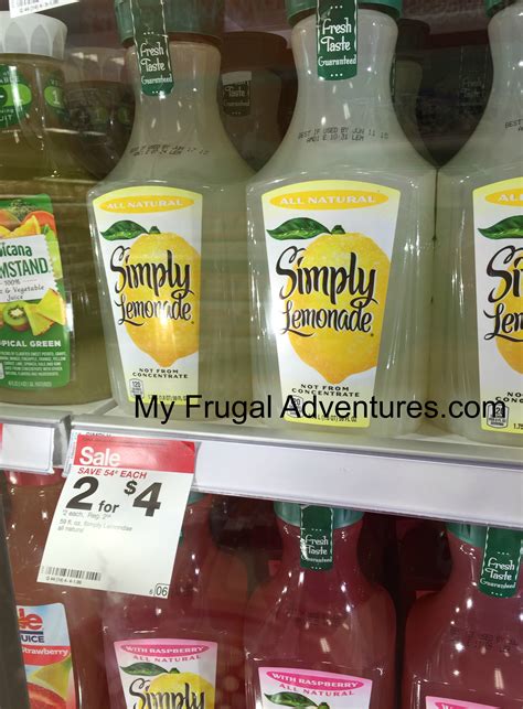 Target: Simply Lemonade $1.25 - My Frugal Adventures