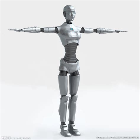 C4D模型女性机器人设计图 其他模型 3D设计 设计图库 昵图网nipic com