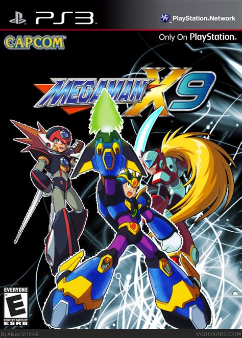 Mega Man X9 Playstation 3 Box Art Cover By Akua