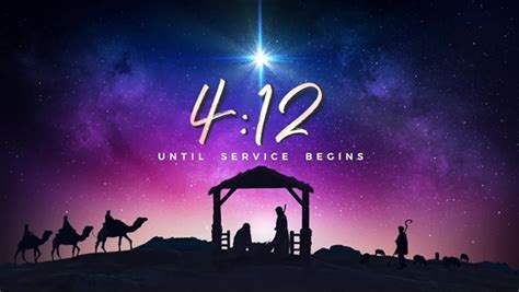 Christmas Night Nativity Countdown Life Scribe Media