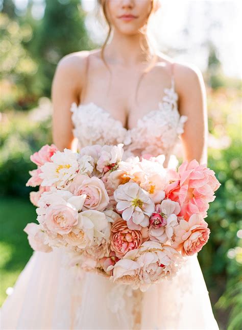 25 Ultra Romantic Peony Wedding Bouquets Martha Stewart Weddings