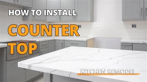 Chances are you'll found another how to install kitchen cabinets video better design concepts. How To Install Countertop On Kitchen Cabinets - YouTube