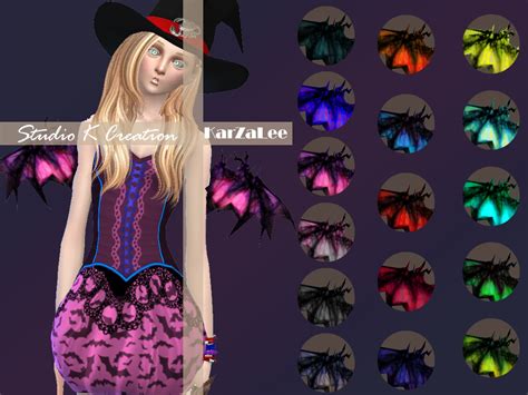 Ts4 Cc Finds — Karzalee Little Witch Outfit For Sims 4 Dress