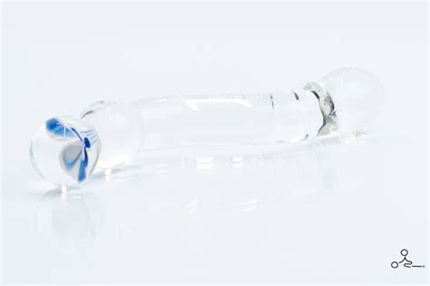 Glass Dildo Flower Ribbed Clear And Curved Dildo Glass Sex Toy Etsy