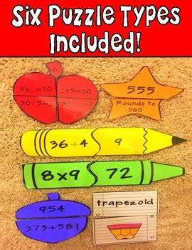 To get your child ready to tackle 3rd grade math with confidence, it is time to introduce learning aids at home. Back to School 3rd Grade Math Puzzles by The Lifetime ...