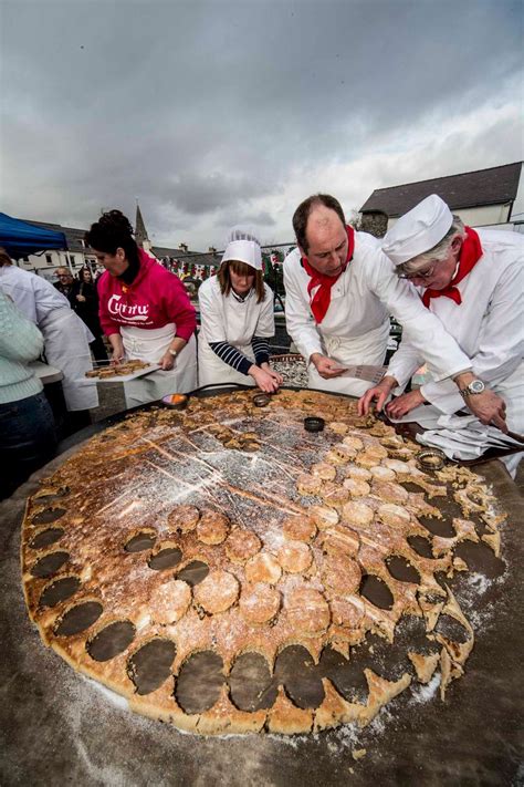 Maybe you would like to learn more about one of these? St David's Day: World's biggest Welsh cake made in Bala ...