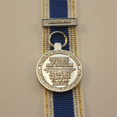 Nato Meritorious Service Medal With Clasp Miniature Defence Medals
