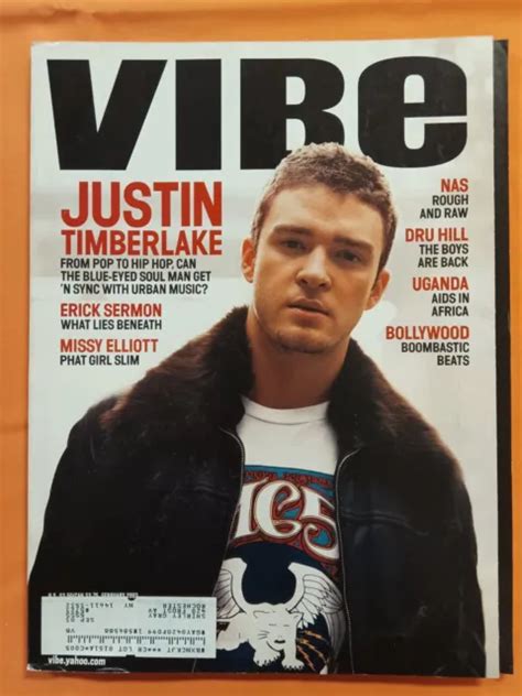 Vibe Magazine February 2003 Woooh Issue Justin Timberlake Cover £946 Picclick Uk