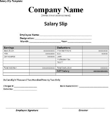 Importance of payslips template format. Pack of 28 Salary Slip Templates (Payslips) in 1 Click Word Excel Samples