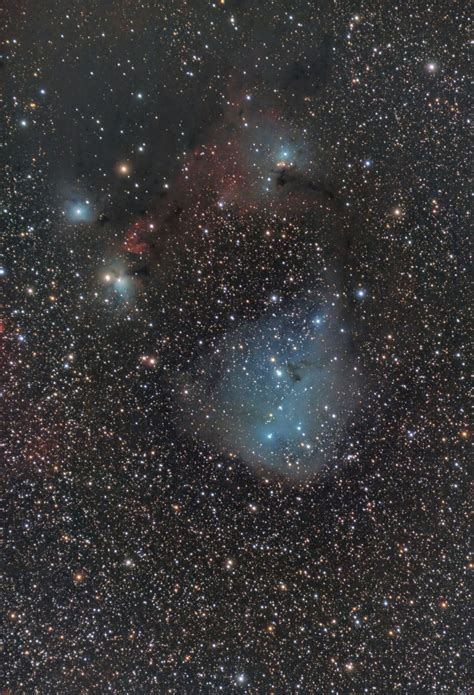 90610 Ic2169 かたつむり星雲（いっかくじゅう座 散光星雲） By T Kagawa 天体写真ギャラリー