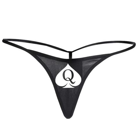 Buy Qos Blacked Queen Of Spades Hotwife Vixen Logo G String Thong Tanga Online At Desertcarttunisia