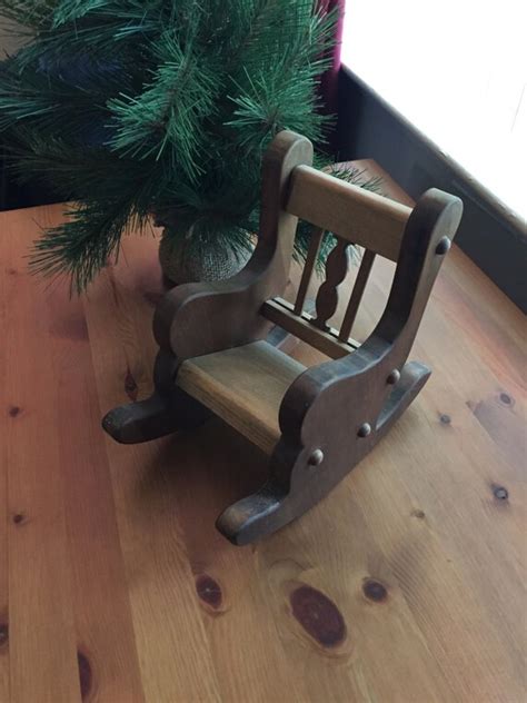 Toy Rocking Chair Vintage Childs Toy Rocking Chair