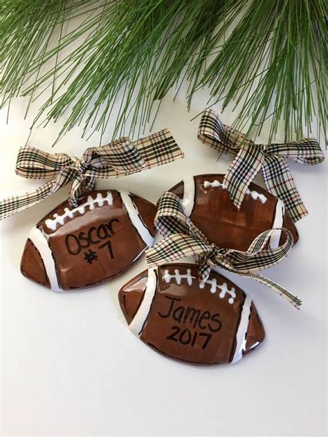 4.7 out of 5 stars. Cute Personalized Football Ornaments! Football ornament ...